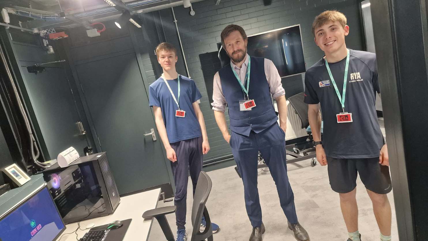 Post-16 students completing the Code:Red cyber challenge